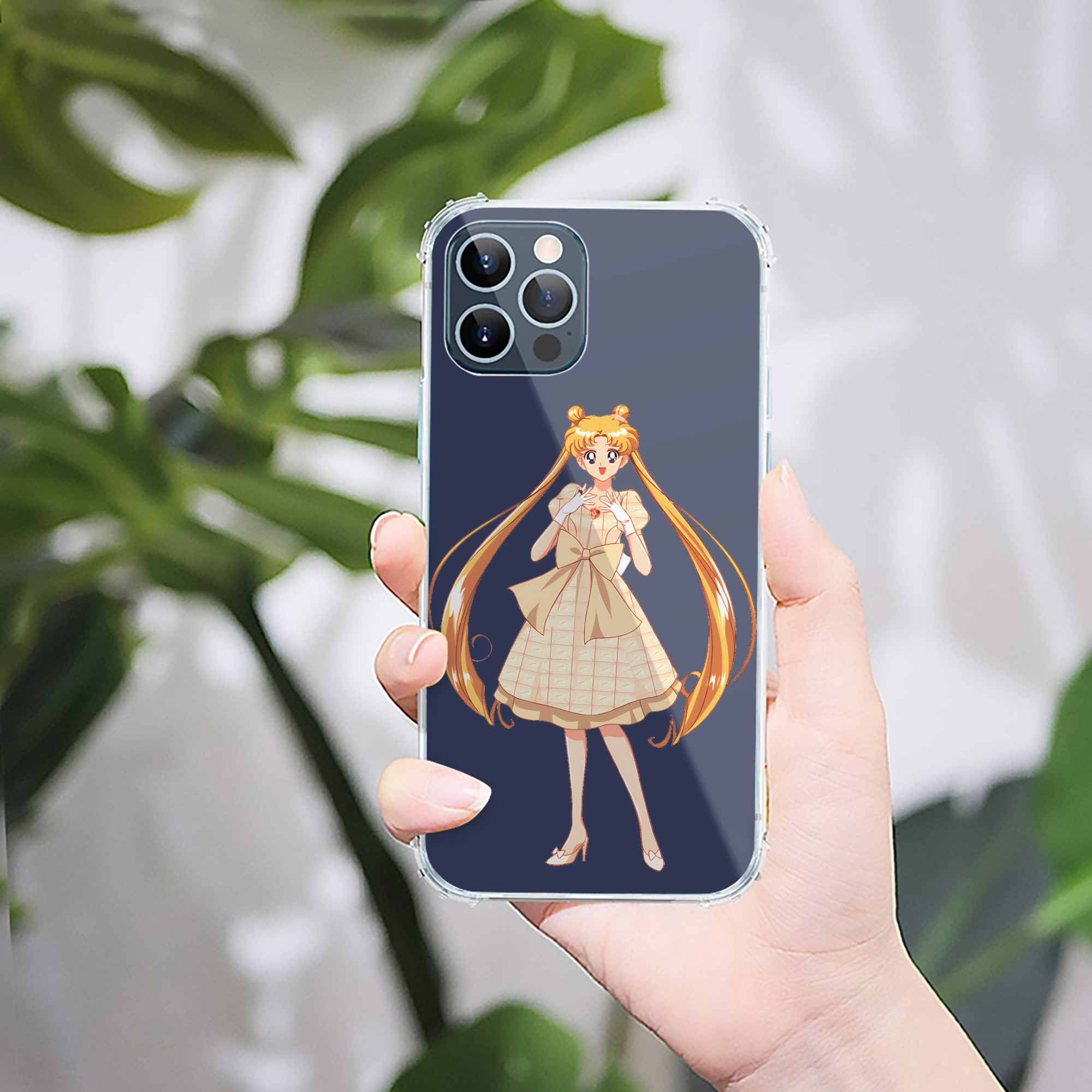 （画像用） 美少女戦士セーラームーン 愛野 美奈子 あいの みなこ Sailor Moon Aino Minako 【iPhone 12シリーズ対応】透明スマホケース（クリアソフトケース）